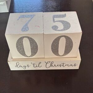 Christmas Countdown Block Set